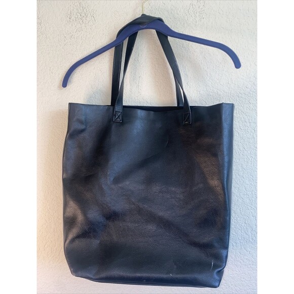 American Eagle Studed Rhine genuine soft Imitation leather tote Bag 16x15 - Picture 7 of 13